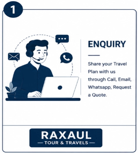 raxaul tour and travels step1